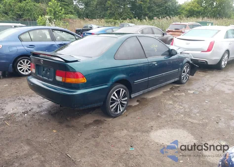 1997 Honda Civic Ex z USA, uszkodzony, nr VIN 1HGEJ8246VL107532